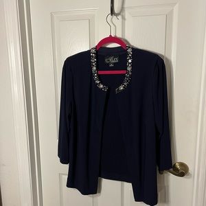 Alex Evening dress, 2 piece, navy blue